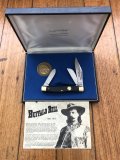 Schrade USA-Made Buffalo Bill Commemorative Stockman Knife & Coin in Collectors Box
