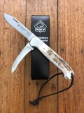 Puma Knife: Puma IP LaCaza Stag II Folding Knife with Stag Antler Handle