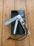 Puma Knife: Puma IP Twin Blade Cazador Stag Antler Folding Lock Knife