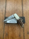 Puma Knife: Puma German 2010 Micro Folding Knife with Stag Antler Handle and Box