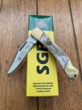 Puma SGB Knife: Puma SGB Stag Handled Bear Folding Pocket Knife