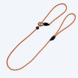 Dog Lead: English Field Trial Pro Slip Lead, 5mm thick, 1.2m long in Orange