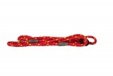 Dog Lead: Red/Yellow-flecked Slip Lead, 8mm thick, 2m long