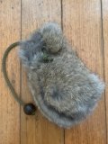 Dog Training Dummy: Real Rabbit Fur Ball Dummy with Toggle
