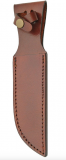 Knife Sheath: Brown Leather Sheath - 5.5 inches