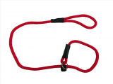 Dog Lead: Red Deluxe Slip Lead, 16mm thick, 1m long