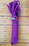 Long Dog Lead: Professional 20 metre Dog Trainer Purple-Blue Fleck Long Lead Small Clip