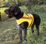 Blaze Orange/Yellow Reflective Safety Vest Medium Size