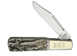 George Wostenholm IXL Sheffield made Barlow Stag Handled Pocket knife in original box