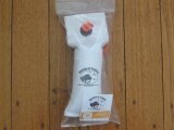 Dog Training Dummy: RRT Small Cork-filled White Canvas Puppy Dummy