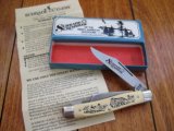 Schrade Vintage Limited Edition USA-Made Scrimshaw Folding Labrador Knife