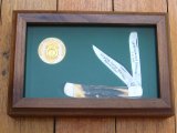 Hard Hat USA Virginia Game Warden Association 1994 Limited Edition 1 of 400 Knife in Solid Oak Box