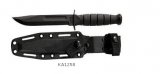 Ka-Bar Knife: Kabar Short Plain-Edge Blade Utility Knife in Hard Sheath