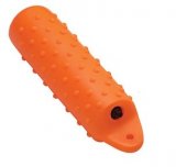 Dokken 3" Orange Rubber Knobby Floating Dummy 10" long