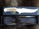 Puma Knife: Puma Skinner II with Stag Handle and dark leather sheath