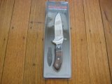 Winchester Pakka Wood Handle Fixed Blade Knife