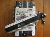 Avery 2" Black-White Flasher 6-Pack Hexa-Bumpers