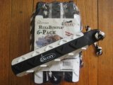 Avery 2" Black-White Flasher 6-Pack Hexa-Bumpers