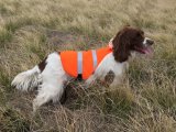 SOS Blaze Orange and Reflective Gun Dog Vest Medium-Large Size