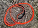 Dog Lead: Blaze Orange Reflective 2 Handled Dog Lead