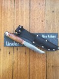 Linder Classic Fixed Blade knife with Wooden Handle