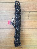 Long Dog Lead: Professional 10 metre Dog Trainer Black Fleck Lead