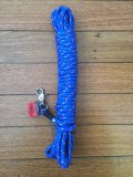 Long Dog Lead: Professional 10 metre Dog Trainer Blue Fleck Lead