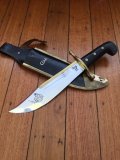CASE USA 1836 Davey Crocket Commemorative Bowie with Leather and Brass Sheath
