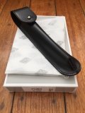 Puma Knife: Puma Original Black Leather Cut Throat Razor Case