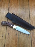 Puma Knife: Puma 1987 4 Star Fixed Blade Nicker Knife with Rosewood Handle 43782