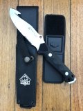 Puma Knife: Puma Rare 132001 2002 Huntac Tactical Survival Knife with Gut Hook