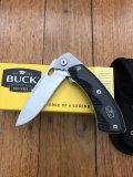 Buck Knife: Buck Open Season Folder Black/Grey Handle & Pouch