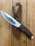 Buck Knife: Buck Rare 192 Vanguard Knife with White Tail Deer Profile Cutout