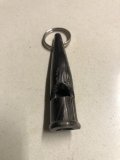 Whistle: Buffalo Horn Whistle with Metal Ring