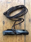 Whistle: Buffalo Horn Whistle with Leather Lanyard