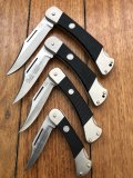 Puma Knife: Collectable Circa 90's Rare 4 Piece Military Folding Knife Set