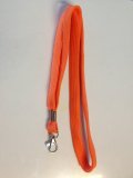 Lanyard: Blaze Orange Whistle Lanyard