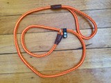 Dog Lead: Yellow/Orange Nylon Slip Lead 150cm