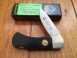 Puma Knife: Puma 4 Star Mini Folding Lock Knife with Black Buffalo Horn Handle