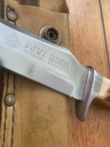 Puma Knife: 1985 Puma Skinner 'USER' with Stag Handle #41582