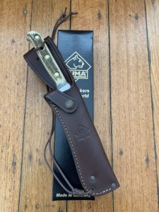 Puma Knife: Puma 2013 Bowie Handmade Knife with Stag Antler Handle
