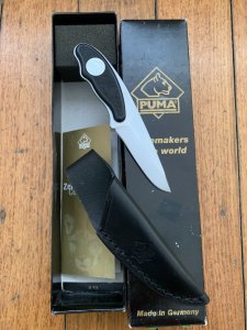 Puma Knife: Puma Cobra Fixed Blade Knife with Black ABS Handle