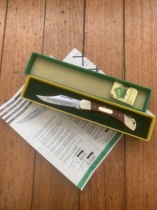 Puma Rare Model 965 Deer Hunter 1978 Folding Lock Knife Serial # 12871 in original box
