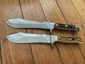 Puma Knife: Puma Original 1993 White Hunter II 116374 in original Box sheath & Paperwork 188/200