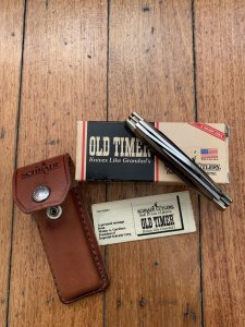 Schrade Knife: Schrade Old Timer Special Edition 80TSA Pocket Knife in original box and pouch USA