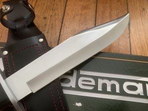 Cudeman Model 106-M Big Bowie Fixed Blade Leather Sheath