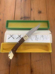 Puma Rare model 970 Game Warden 1971 Folding Lock Knife in Original box #63171