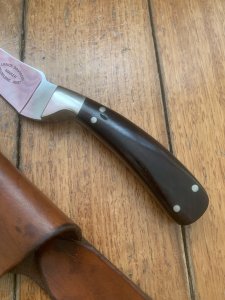Lance Davison Custom Knife Maker Melbourne Australia Upswept Skinner