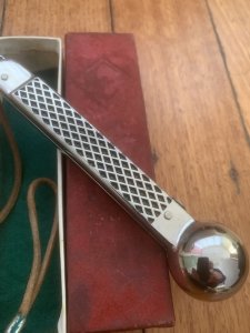 Puma Knife: Puma Vintage Pre-64 Fishermans Knife in Original Red Box