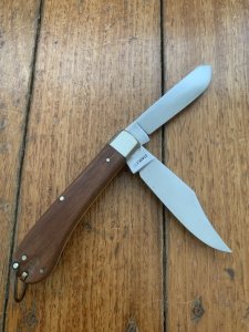 Puma Knife: Puma Original Rare 1979 Gelder Twin Blade Knife with Tools and Jacaranda Handle #24972